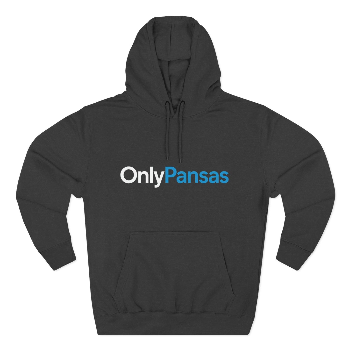 Three-Panel Fleece Hoodie