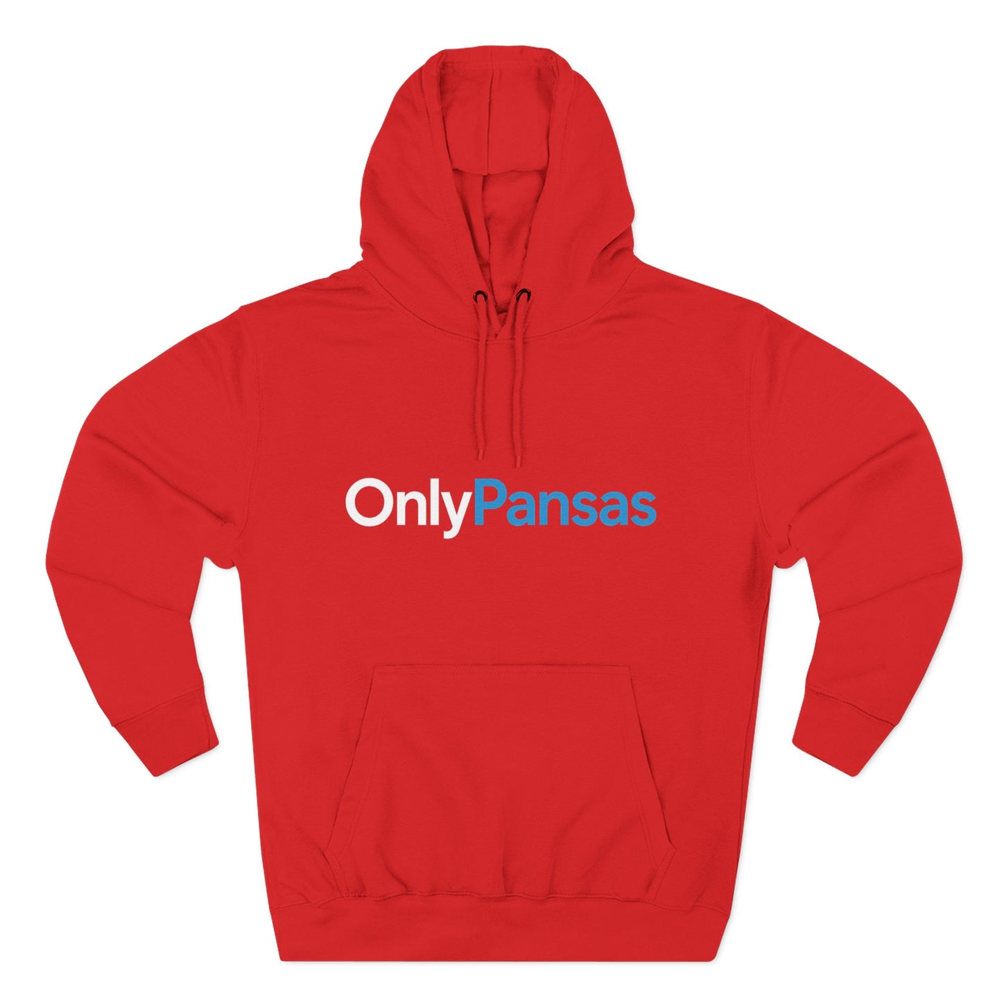Three-Panel Fleece Hoodie