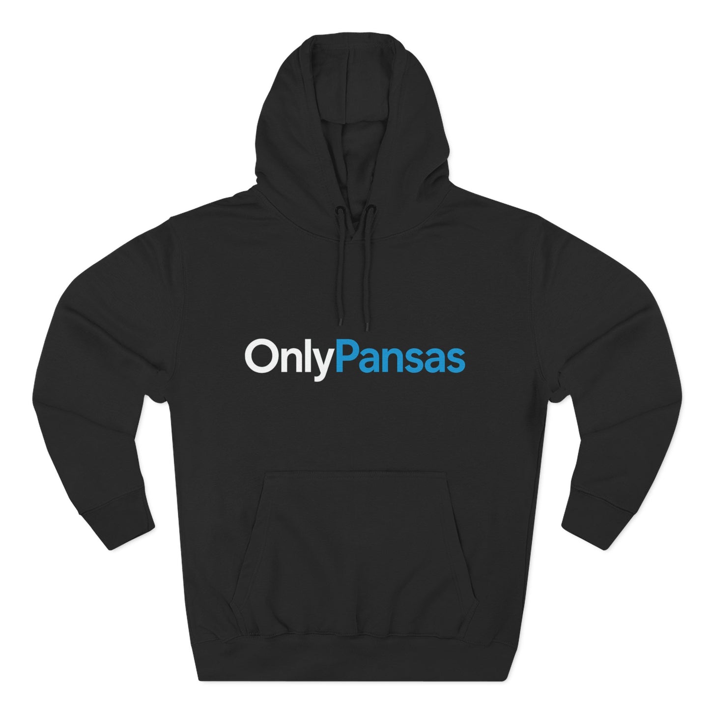 Three-Panel Fleece Hoodie